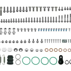 Komplet śrub, nakrętek, podkładek i tulejek do montażu plastików KTM SX/XC 85/125/150, Husqvarna TC/TE/TX 125, TE 150, Gas Gas MC 125/150 Psychic MX-12171 Oferta czasowa