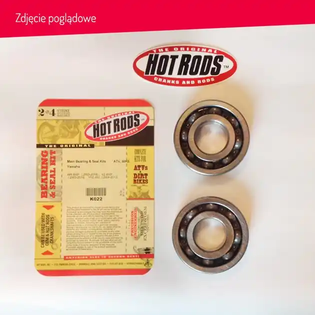 Łożyska wału korbowego Honda TRX 350 TE/TM/FE Hot Rods K078 Szybka wysyłka