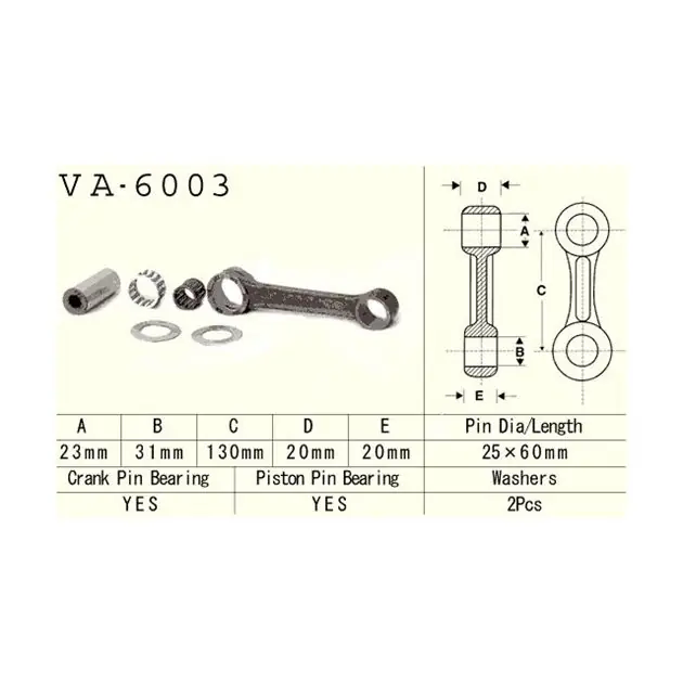 Korbowód Yamaha YZ 250 VESRAH VA-6003 Nie przegap