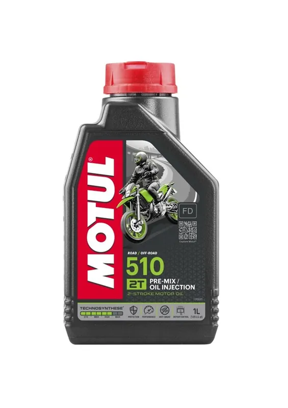 MOTUL Olej silnik 510 2T 1L ROAD/OFF ROAD półsyntetyczny MU104028 Rabat