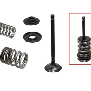 Zawór wydechowy (kompletny zawór ze sprężynami i podkładkami) stalowy Yamaha TW 200, TT-R 225/230 (MX-09518E XU-09518E-2) (28.5X6X92.5mm) Psychic XU-09518EK Nowość
