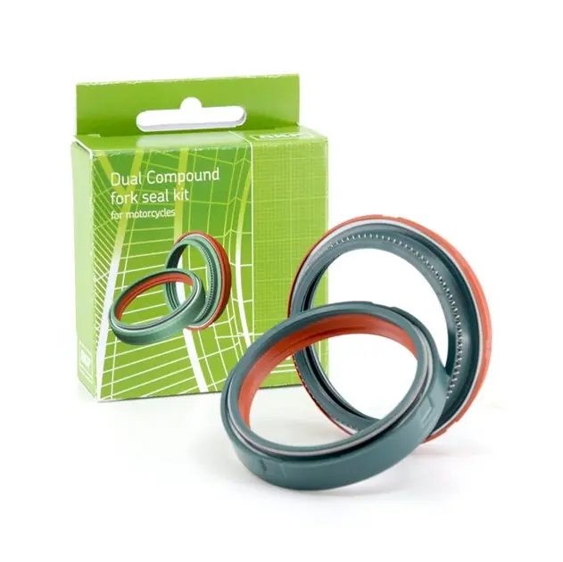 Zestaw (1 laga) uszczelniaczy przedniego zawieszenia olejowe i pyłowe Dual Compound WP 48mm KTM, Husqvarna, Husaberg SKF DUAL-48W Bestseller