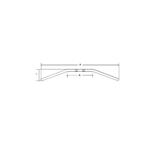 Kierownica stalowa 22MM Dragbar Medium TRW MCL122SS Darmowy zwrot