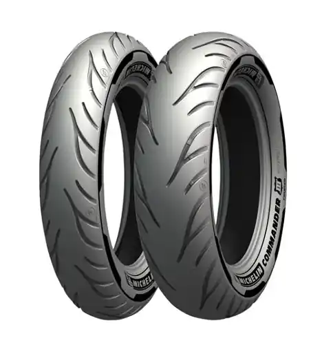 Zniżka MICHELIN KOMPLET OPON COMMANDER 3 CRUISER 100/90B19 (57H) TL 2025 + 160/70B17 (73V) TL 2024