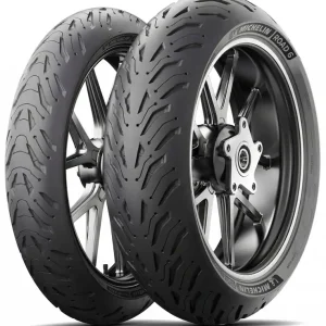 Bestseller MICHELIN KOMPLET OPON (CAI830256/23) 120/70ZR17 PILOT ROAD 6 (58W) TL M/C PRZÓD DOT 2023 + (CAI159304/23) 180/55ZR17 PILOT ROAD 6 (73W) TL M/C TYŁ DOT 2023