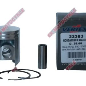 Obniżka ceny Tłok Honda Kymco Dio, Bali, SFX, X8R 39,75mm (+0,75mm) Vertex 22383075