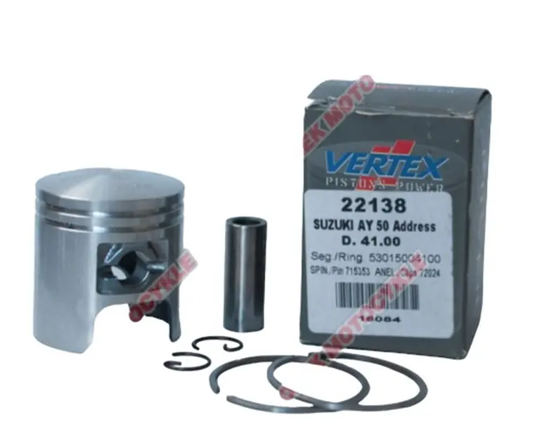 Najlepsza cena Tłok Suzuki Morini, Derbi skutery 50 ccm (41,75mm +0,75mm) sworzeń 10mm Vertex 22138075