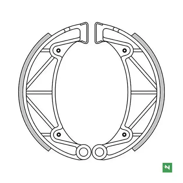 Super okazja Szczęki hamulcowe Yamaha SR 250 (150x25mm) Newfren GF1264