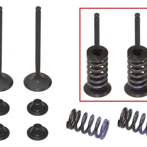 Zawory wydechowe (komplet 2 szt. zaworów ze sprężynami i podkładkami) Yamaha WRF 250, YZF 250, YZF 250 FX (MX-09553E) Psychic XU-09553EK Hit cenowy