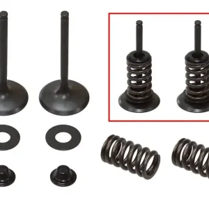 Zawory ssące (komplet 2 szt. zaworów ze sprężynami i podkładkami) stalowe Kawasaki KXF 450 (KX 450 F) (MX-09528I) (36X5,47X78,2mm) Psychic XU-09528IK Cena promocyjna