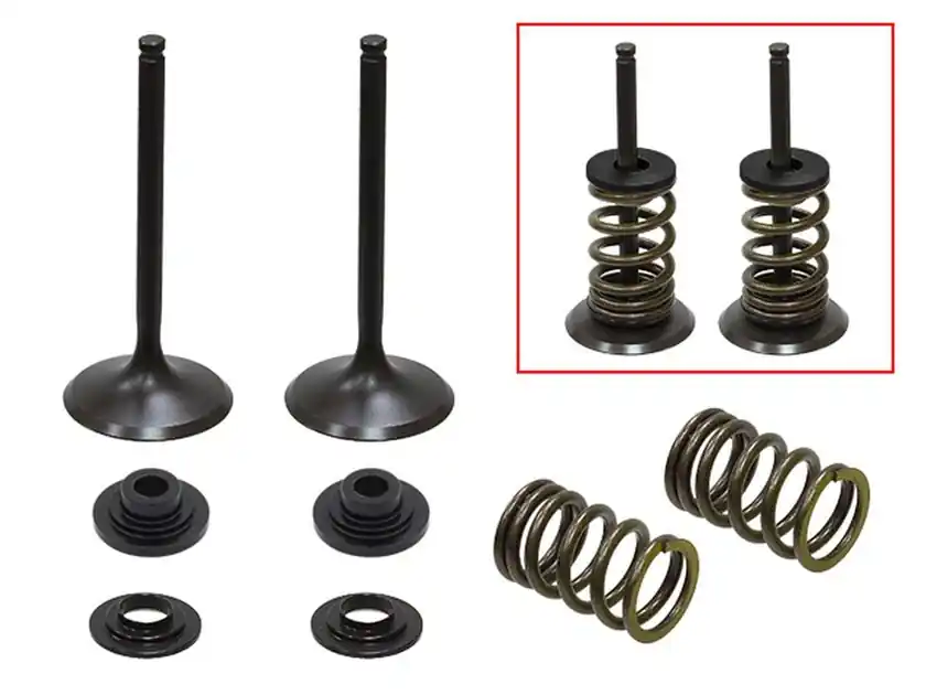 Zawory ssące (komplet 2 szt. zaworów ze sprężynami i podkładkami) stalowe Suzuki RMZ 450, RMX 450 (MX-09527I) (35,9X5,48X81,9mm) Psychic XU-09527IK Do wyczerpania zapasów