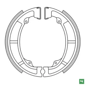Szczęki hamulcowe przód Kawasaki KDX 175, KE 125/175, KL 250, KLX 250, KX 125 120x28mm NEWFREN GF1148 Zamów teraz