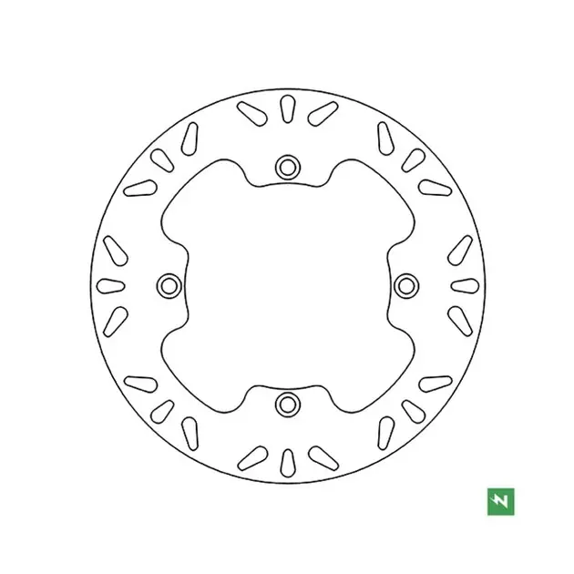 Tarcza hamulcowa przód Honda XRV 750 (276x144x4) (4x10,5mm) NEWFREN DF5016A Popularny