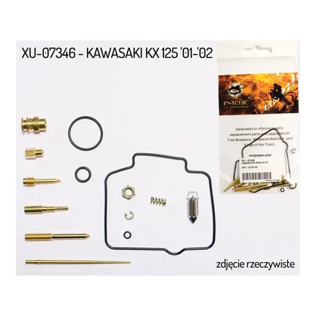 Zestaw naprawczy gaźnika Kawasaki KX 125 Psychic XU-07346 Szybka wysyłka