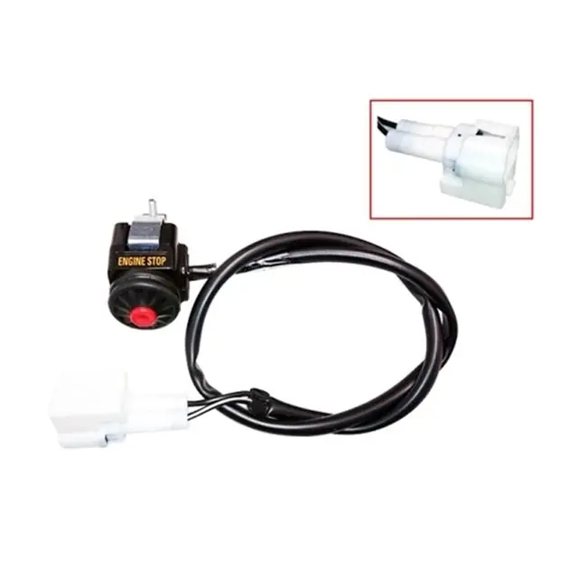 Wysoka jakość Wyłącznik zapłonu (KILL SWITCH) Kawasaki KXF 250, 450, długość przewodu 40cm Psychic MX-01039