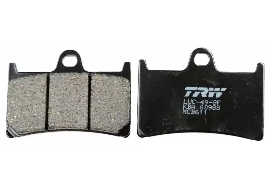 Bestseller Klocki hamulcowe KH252, KH380 ORGANIC Yamaha FZ6, FZS 600, MT-07, TRACER 700, FZ8, MT-09, TDM 900, XT 1200Z SUPER TENERE, FJR 1300, XJR 1300, XV 1700, XV 1900 PRZÓD TRW MCB611
