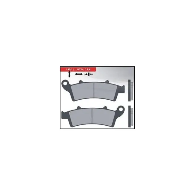 Kup online Klocki hamulcowe KH324 Spiek metaliczny (złote) Brenta BR4096