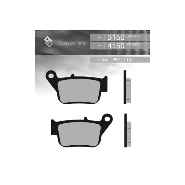 Klocki hamulcowe KH678 Yamaha YP 250R X-MAX Tył Brenta BR3150 Oferta czasowa