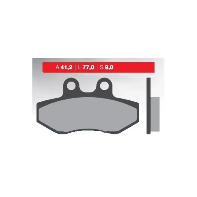 Klocki hamulcowe KH393 (ORGANIC) Yamaha NXC 125 Cygnus, MBK Flame 125, PRZÓD Brenta BR3077 Wyjątkowa oferta