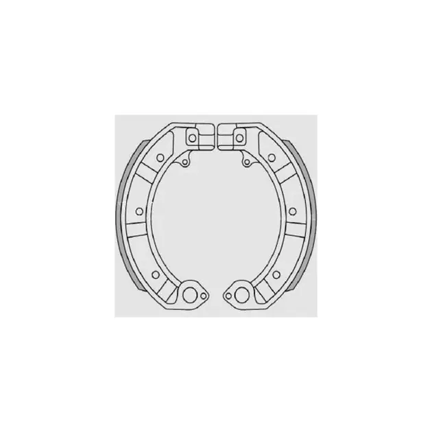 Szczęki hamulcowe Piaggio PK 50/125, PX 125/150/200, GS 160, SS 180/200, PE 200 z blaszkami 150x24mm BRENTA BR0128 Zamów teraz