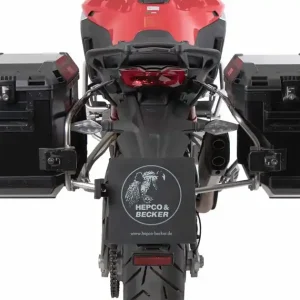 Bestseller Stelaż kufrów bocznych Cutout + kufry Xplorer Ducati Multistrada V4 / S / Pikes Peak / Rally / RS 2025-2026 Hepco & Becker 6517680 00 22 01-40