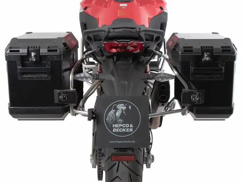 Bestseller Stelaż kufrów bocznych Cutout + kufry Xplorer Ducati Multistrada V4 / S / Pikes Peak / Rally / RS 2025-2026 Hepco & Becker 6517680 00 22 01-40