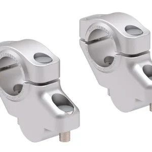 Bestseller Podwyższenie kierownicy z przesunięciem 30 mm w górę, 21 mm w tył, srebrne do Honda CB 1000 R 2011 - 2016 Hepco & Becker 4240900 00 09