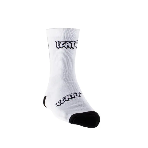 Ograniczona ilość Skarpety Rowerowe MTB Socks Zombie Biały Rozmiar L/XL (43-48) Leatt 5023046901