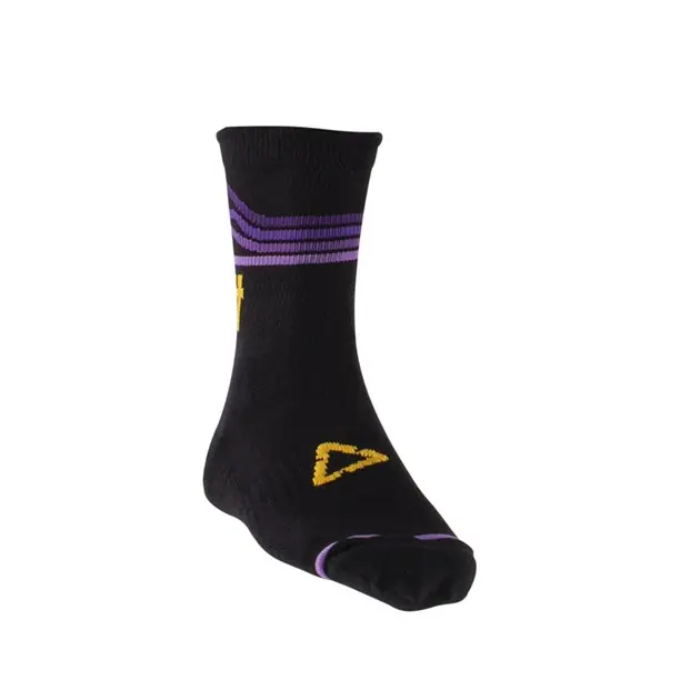 Skarpety Rowerowe MTB Socks Velvet Czarny/Fioletowy Rozmiar L/XL (43-48) Leatt 5023046851 Kup teraz