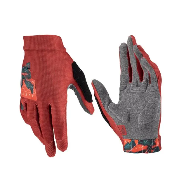 Okazja Rękawice Rowerowe MTB 1.0 Lava Bordowy Rozmiar S Leatt 6023046000