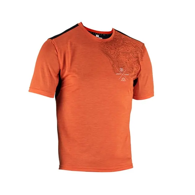 Cena promocyjna Koszulka rowerowa MTB Trail 1.0 Flame S Leatt 5023038701