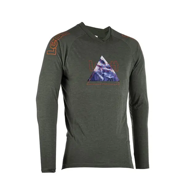 Hit cenowy Koszulka rowerowa MTB GRAVITY 2.0 Jersey Grafitowy Rozmiar M Leatt 5023036352