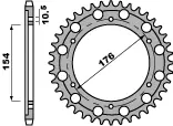 Bestseller PBR WYPRZEDAZ ZĘBATKA TYLNA 4434 43 C45 HONDA VFR 800 (02-15) (JTR1340.43) (ŁAŃC. 530) (RC36/RC46) (MADE IN ITALY)