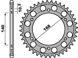 PBR WYPRZEDAZ ZĘBATKA TYLNA 4613 41 C45 BMW F650 GS (09-11) (JTR3.41) (ŁAŃC. 525) (MADE IN ITALY) Bestseller