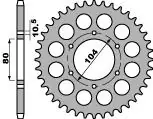 Ograniczona ilość PBR WYPRZEDAZ ZĘBATKA TYLNA 488 42 C45 KAWASAKI ZRX 1200 01-06 (JTR488.42) (ŁAŃC. 530) (MADE IN ITALY)