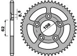 Zniżka PBR WYPRZEDAZ ZĘBATKA TYLNA 714 38 C45 CAGIVA MITO 125 00-06 (ŁAŃC. 520) (MADE IN ITALY)