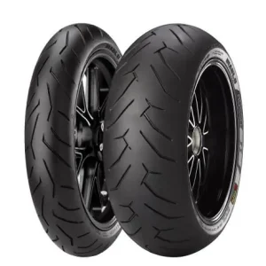 PIRELLI KOMPLET OPON (2210400) 120/70R17 DIABLO ROSSO 2 (58H) TL 2022 + (2409500) 150/60R17 DIABLO ROSSO 2 (66H) TL 2018 Nowość