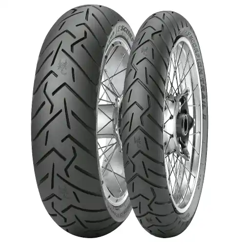 Kup teraz PIRELLI KOMPLET OPON (2526300) 120/70ZR17 SCORPION TRAIL 2 (58W) TL 2023 + (2527400) 180/55ZR17 SCORPION TRAIL 2 (73W) TL 2023