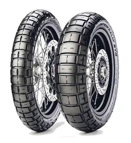 Promocja PIRELLI KOMPLET OPON (3838800) 110/80R18 SCORPION RALLY STR (58H) TL M+S 2022 + (2865200) 150/70R17 SCORPION RALLY STR (69V) TL M+S 2022