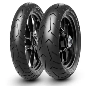 PIRELLI KOMPLET OPON (4255200/25) 120/70ZR19 SCORPION TRAIL III 60W TL M/C PRZÓD DOT 2025 + (4255900/25) 170/60ZR17 SCORPION TRAIL III 72W TL M/C TYŁ DOT 2025 + GŁOŚNIK JBL Do wyczerpania zapasów
