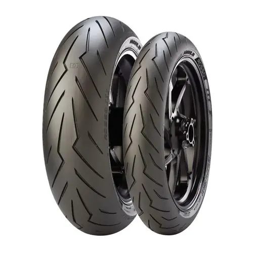 Dodaj do koszyka PIRELLI KOMPLET OPON (4454400) 110/70R17 DIABLO ROSSO 3 (54H) TL 2023 + (4454300) 150/60R17 DIABLO ROSSO 3 (66H) TL 2024
