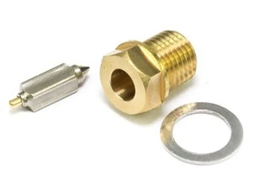 Zaworek iglicowy z gniazdem Suzuki RM 50, TS 50, RM 60, TM 75, TS 75, DS 80, JR 80 OEM 13370-23010 FVS-317 Hit cenowy