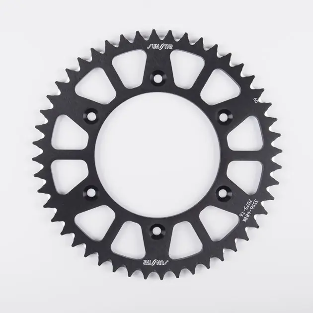 Zębatka tylna Ergal Honda CR 125R, Beta RR 2T ENDURO 250 48 ŁAŃC. 520 Sunstar SUN5-3556-48BK Popularny