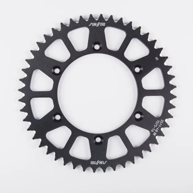 Wyjątkowa oferta Zębatka tylna Ergal Suzuki RM 125 52 ŁAŃC. 520 Sunstar SUN5-3577-52BK