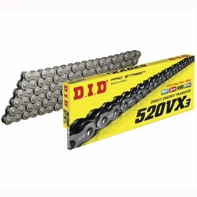 Szybka dostawa Łańcuch napędowy 520 VX3 120 X-Ring otwarty z zapinką DID 520VX3-120