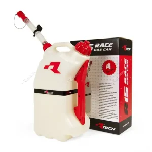 RACETECH (RTECH) KANISTER DO SZYBKIEGO TANKOWANIA MOTOCYKLA 15L KOLOR CZERWONY Łatwy zwrot