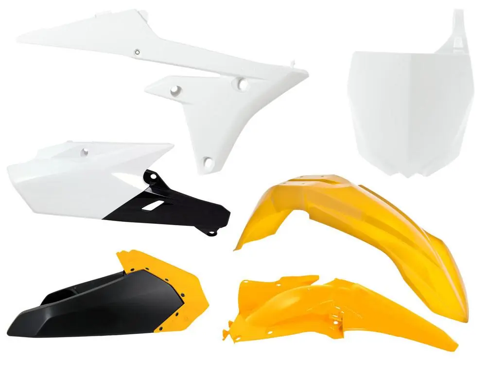 Oferta RACETECH (RTECH) KOMPLET PLASTIKÓW YAMAHA YZF 250 (14-18) YZF 450 (14-17) KOLOR BIAŁY CZARNY ŻÓŁTY LIMITED EDITION (Z TABLICĄ) (YA318E101) - WYPRZEDAŻ