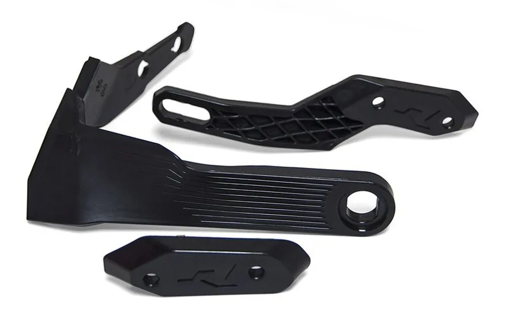 Bestseller RACETECH (RTECH) MOCOWANIE OSŁON RĄK (HANDBARÓW) HP3 ADVENTURE KOLOR CZARNY