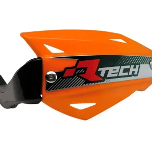 RACETECH (RTECH) OSŁONY RĄK (HANDBARY) VERTIGO ATV KOLOR POMARAŃCZOWY (Z 3 RODZAJAMI MOCOWAŃ DO KIEROWNICY) Wyjątkowa oferta