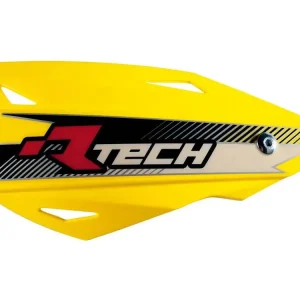 Bestseller RACETECH (RTECH) OSŁONY RĄK (HANDBARY) VERTIGO CROSS/ENDURO KOLOR ŻÓŁTY (Z MOCOWANIAMI DO KIEROWNICY)